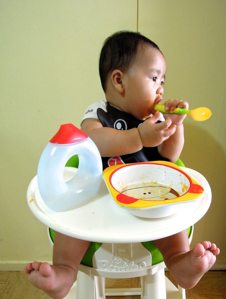 Use an Eye-Catching Eating Utensil